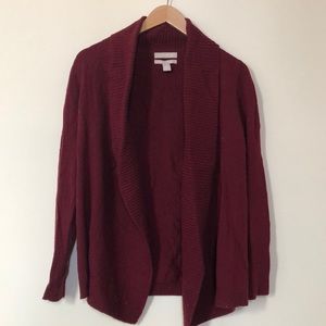 Cranberry Banana Republic cardigan